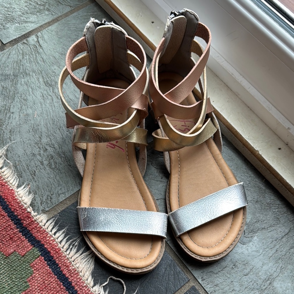 Chic Multi-Color Strappy Sandals